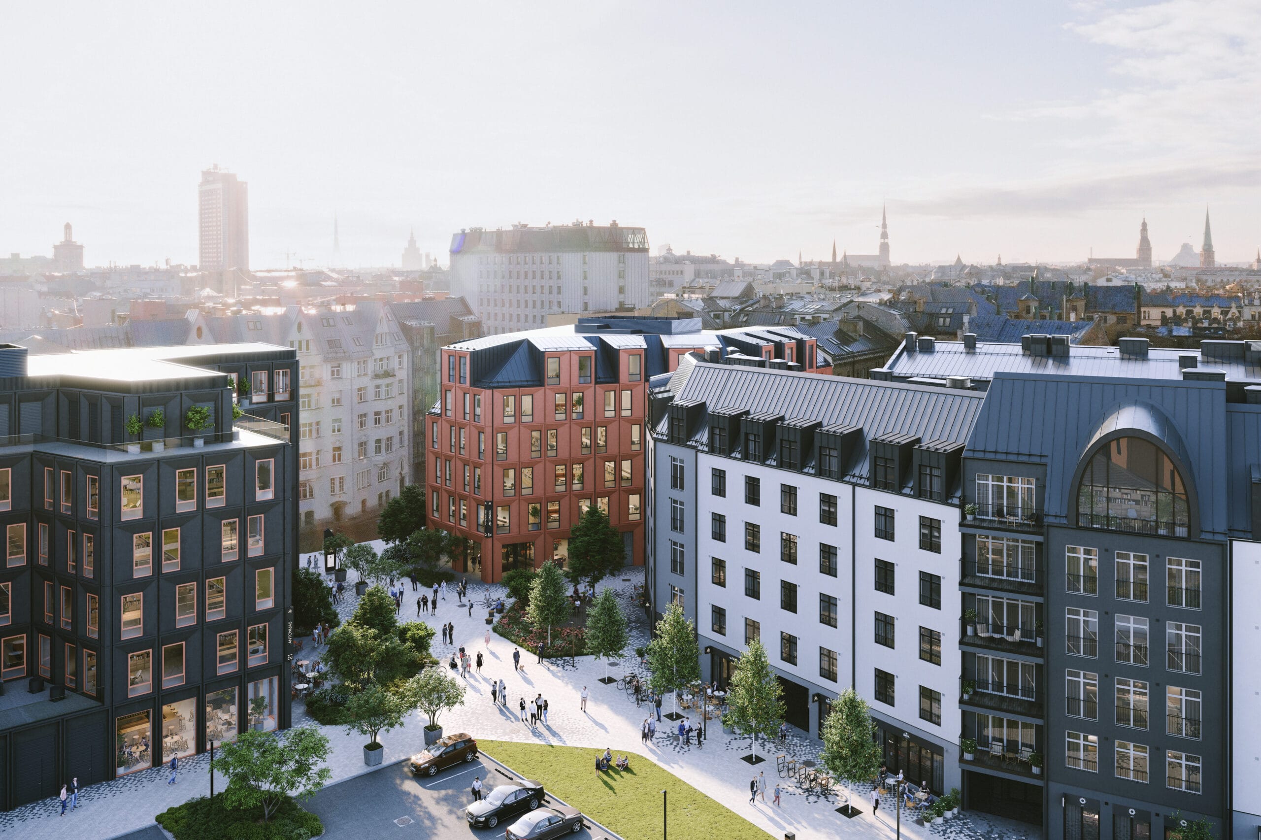 Magdelēna Quarter, Strēlnieku Street 4C, Riga, 1st floor, 93.2m²